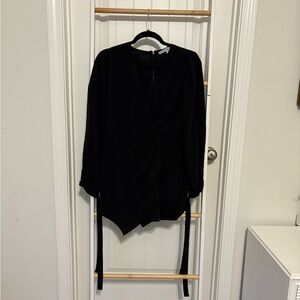 HYFVE Black Wrap Romper